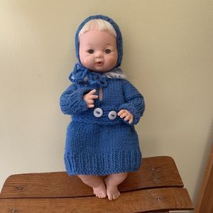 Plated Moulds, Inc 1961 Baby Doll Drinks Wets Sleepy Eyes Blonde 12”